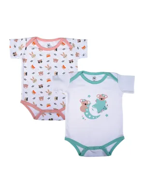 Tiny Lane Newborn Onesies - Honey Bunny   Krescent Koala (Pack of 2)