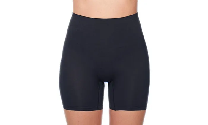 Under Control| 2 Pack Women's Stretchable Soft Tummy Shaping Boy shorts (Black/Nude)