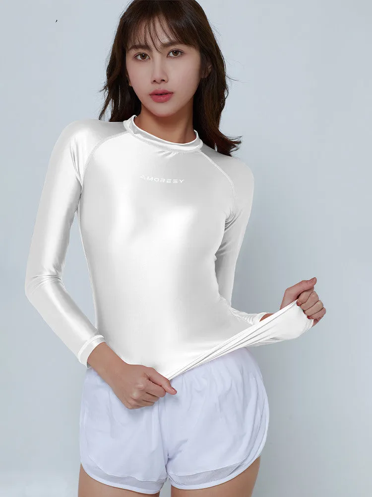 Women’s Skintight Quick-Drying Swimsuit - Long Sleeve Beach Swimwear