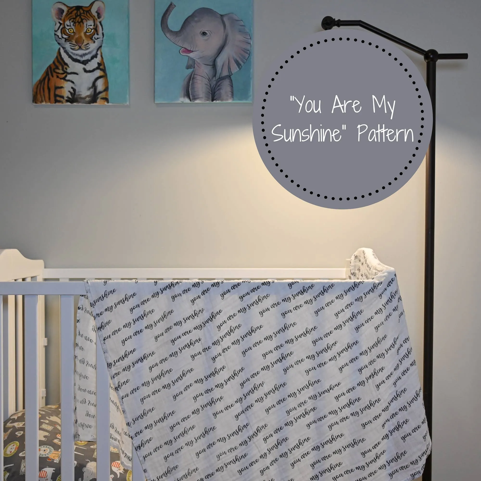 You Are My Sunshine Baby Swaddle Blanket